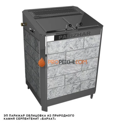 Электрическая печь Инжкомцентр ВВД ПАРиЖАР 10 кВт / 380 В (серпентинит Бархат), паротермальная