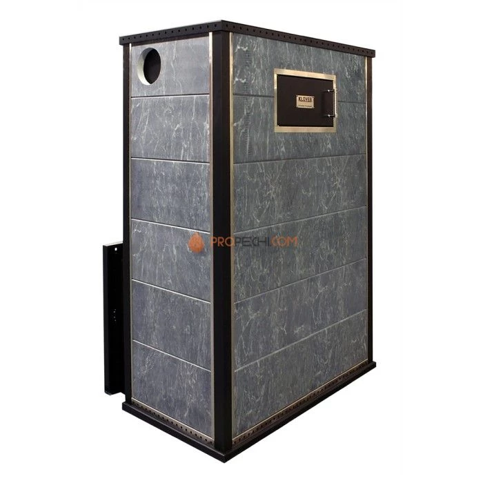 Дровяная печь для бани Klover RT 100-RV ( Жадеит 40 мм )