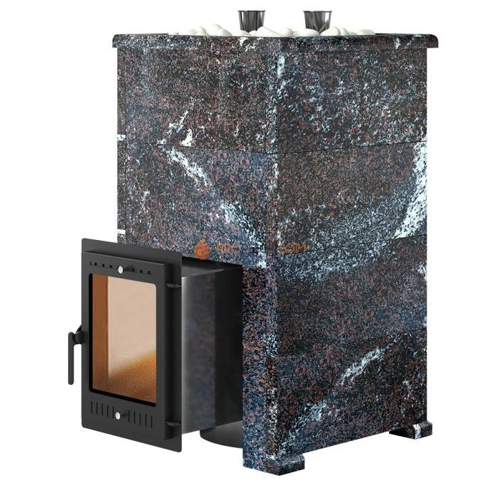 Дровяная печь для бани Эверест Steam Master 60 INOX Амфиболит, S-40