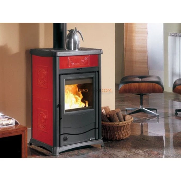 Печь-камин La Nordica TermoRossella Plus EVO DSA 4,0 Liberty Bordeaux