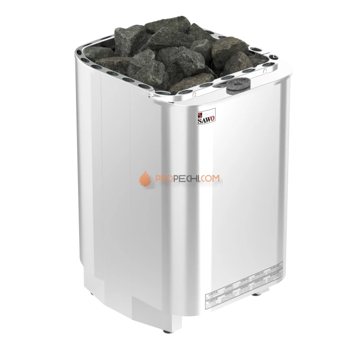 Электрическая печь SAWO SAVONIA COMBI SAVC-90NS-Z 9 кВт (встроенный парогенератор, пульт и блок мощности докупаются отдельно)