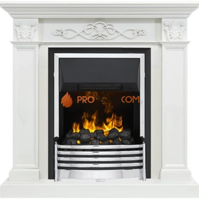 Каминокомплект Dimplex Verona - Белый дуб с очагом Flagstaff