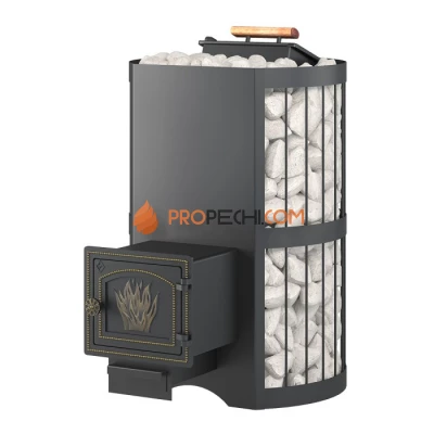 Дровяная печь для бани Везувий Скиф с закрытой каменкой Стандарт (ДТ-3)