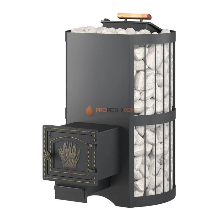 Дровяная печь для бани Везувий Скиф с закрытой каменкой Стандарт (ДТ-3)