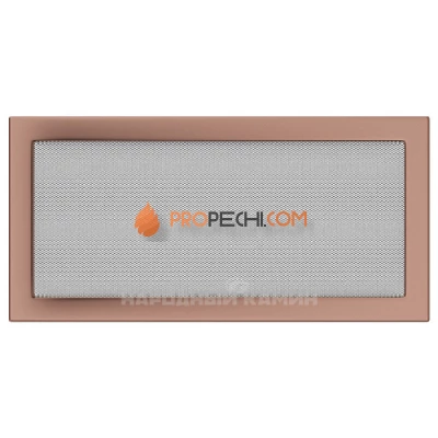 Вентиляционная решетка Kratki 200х426 мм. медь гальванизированная