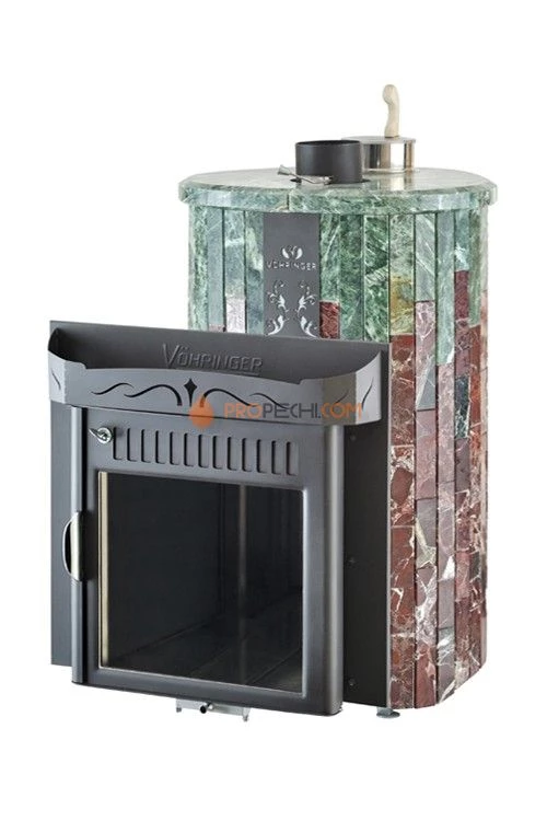 Банная печь Ферингер ПС Оптима Змеевик + Россо Леванте