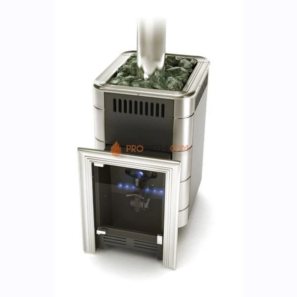 Печь Уренгой-2 Inox БСЭ антрацит НВ