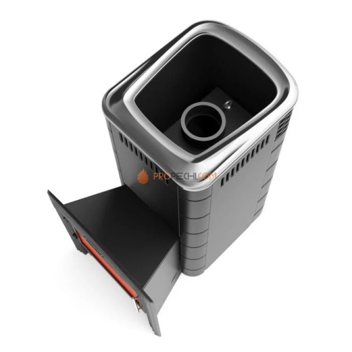 Печь для бани Термофор Каронада XXL Heavy Metal Витра антрацит