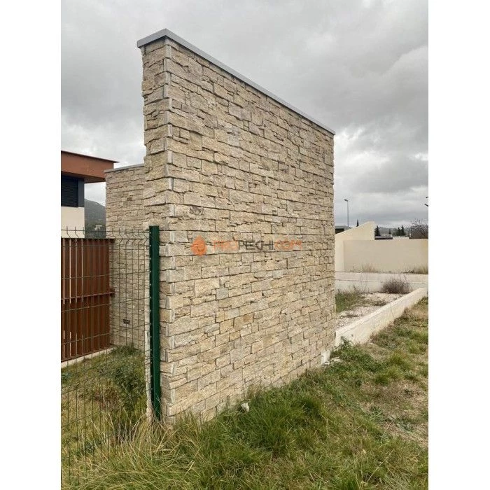 Панель из грубого камня Кварцит серо-коричневый (550х200мм) упак. (4шт/0,44м2)