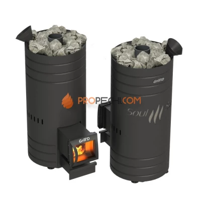 Дровяная печь для бани Grill’D Bochka 160A Long