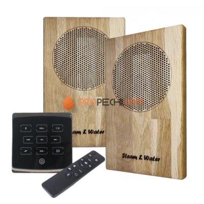 Комплект акустической системы SW 2 Black ECO Wood, Прямоугольник (Встраиваемый)