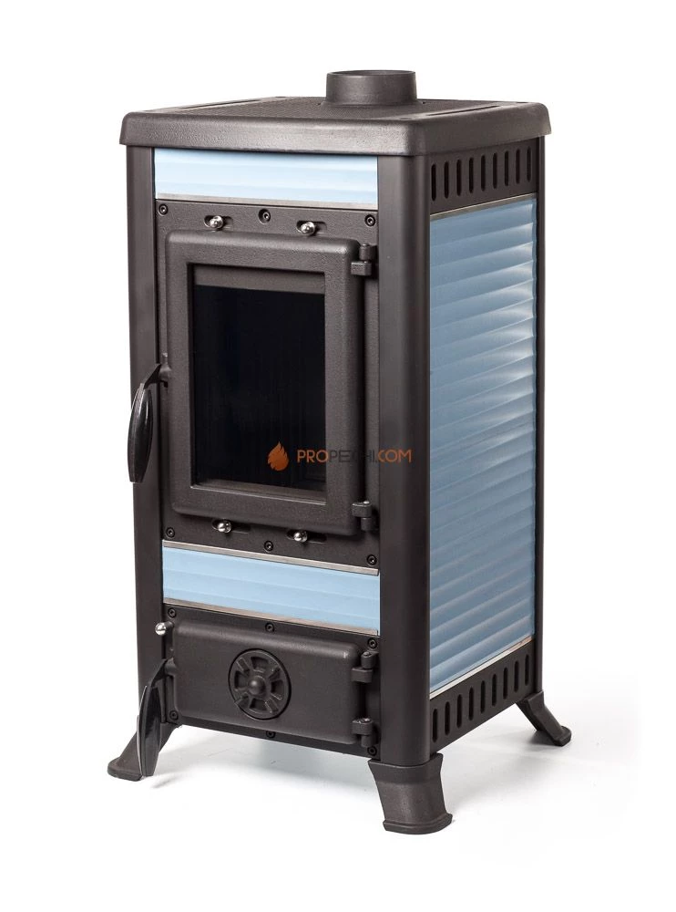 Печь чугунная KLEMENS I голубой