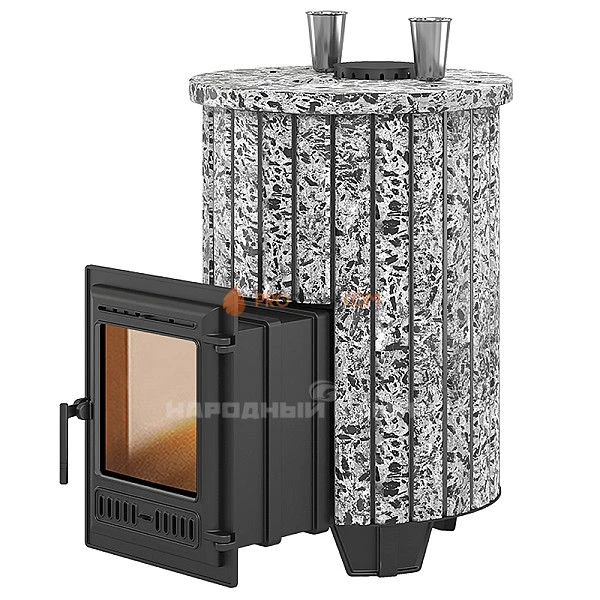 Печь для бани Эверест Steam Master 30 Чугун Ламель Пироксенит