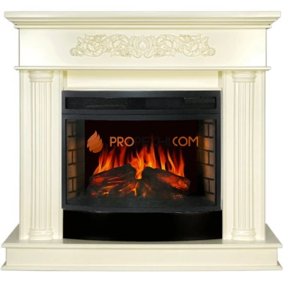 Каминокомплект Royal Flame Gloria - Слоновая кость с очагом Dioramic 25 LED FX