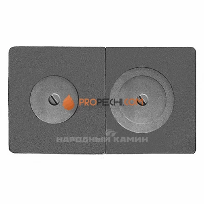 Плита Рубцовск Плита печная ПС2-3А с конфорками сборная 710х410 мм