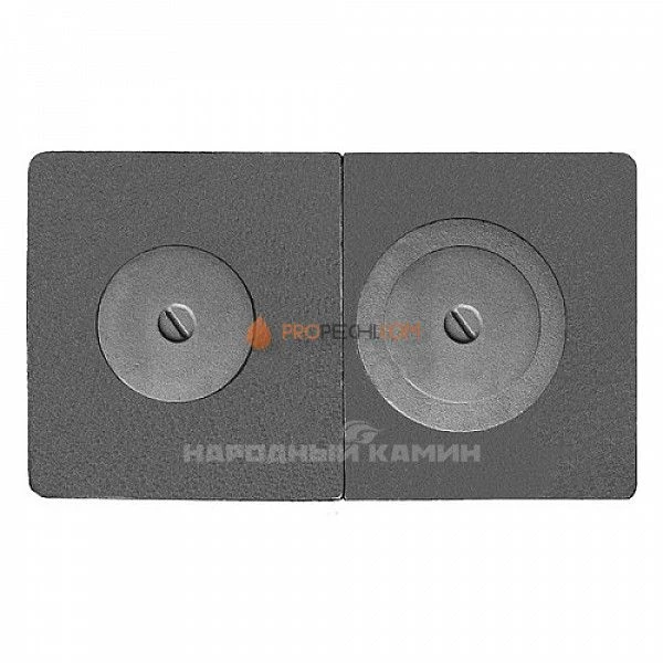 Плита Рубцовск Плита печная ПС2-3А с конфорками сборная 710х410 мм