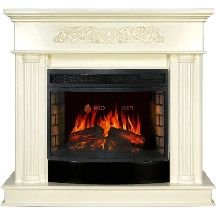 Каминокомплект Royal Flame Gloria - Слоновая кость с очагом Dioramic 25 LED FX