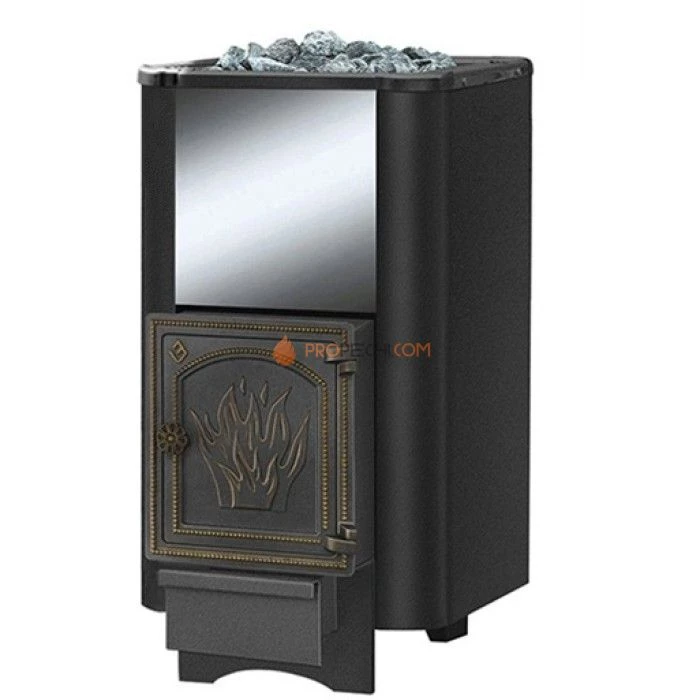 Чугунная печь для бани Везувий Сенсация 28 Антрацит (ДТ-4) б/в