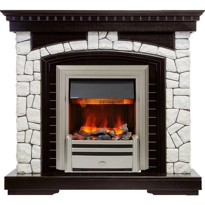 Каминокомплект Dimplex Glasgow - Венге / Белый с очагом Chesford