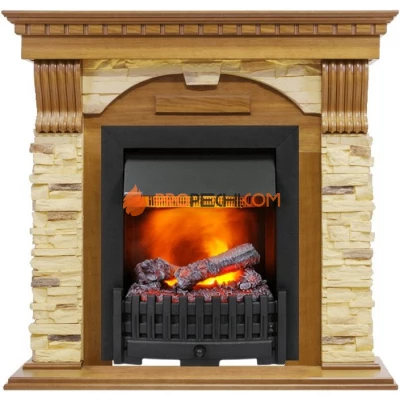 Каминокомплект Dimplex Dublin - Дуб / Сланец с очагом Danville Black FB2