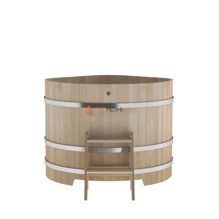 Купель BentWood угловая из кедра 1,31х1,31 премиум