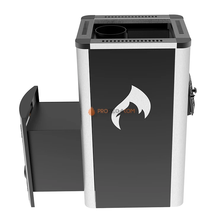 Банная печь Березка "Фаворит" 28 ЗК Каминная дверца