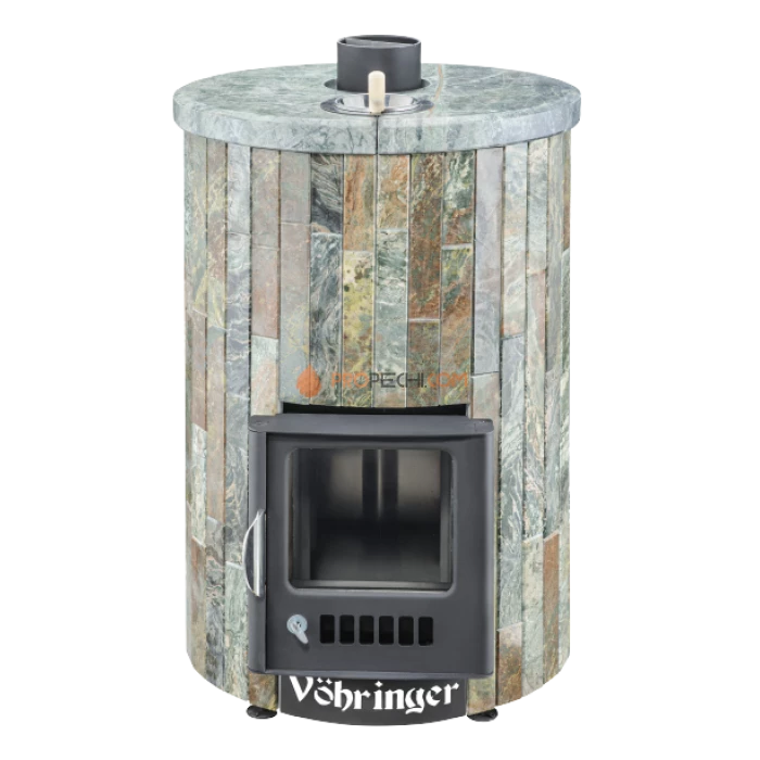 Дровяная печь для бани Ферингер Уют-18 до 18 м³ - Жадеит наборный