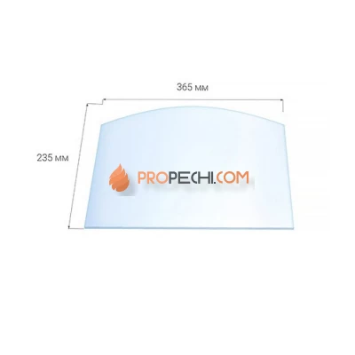 Стекло для дверцы Везувий 222 (Арка)