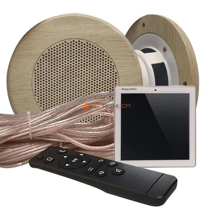 Комплект акустической системы встраиваемый SW-Sensor-2 White (две колонки Wood, круг)