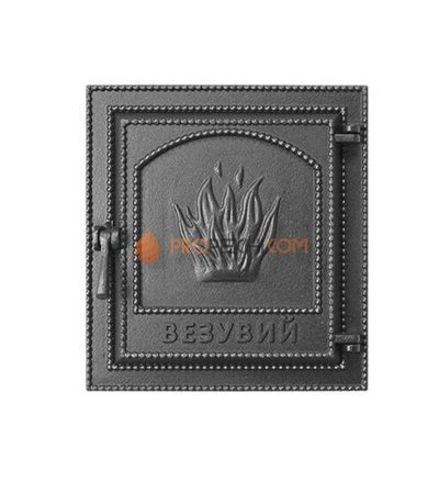 Дверка каминная ВЕЗУВИЙ 211 (Антрацит)