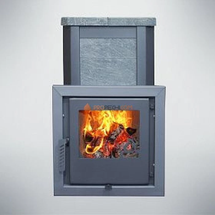 Дровяная печь для бани Варвара Сказка Мини удлиненная