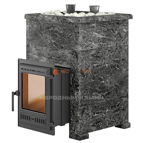 Печь для бани Эверест Steam Master 30 Чугун Пироксенит
