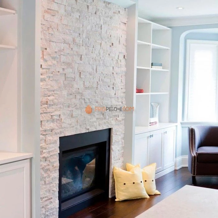 Панель Модерн Кварцит Белый (350х180мм) упак. (6шт/0,378м2)