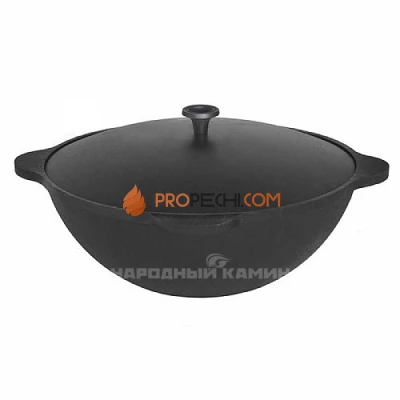 Везувий Казан чугунный 25 л с крышкой