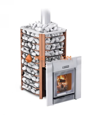 Банная печь Ермак 16-Сетка-Премиум чугун