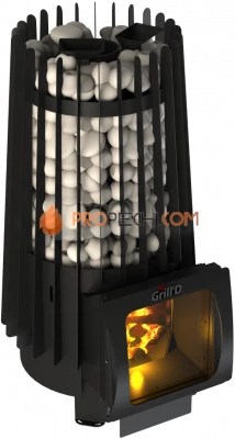Банная печь Grill'D Cometa Vega 180 Short Window Max