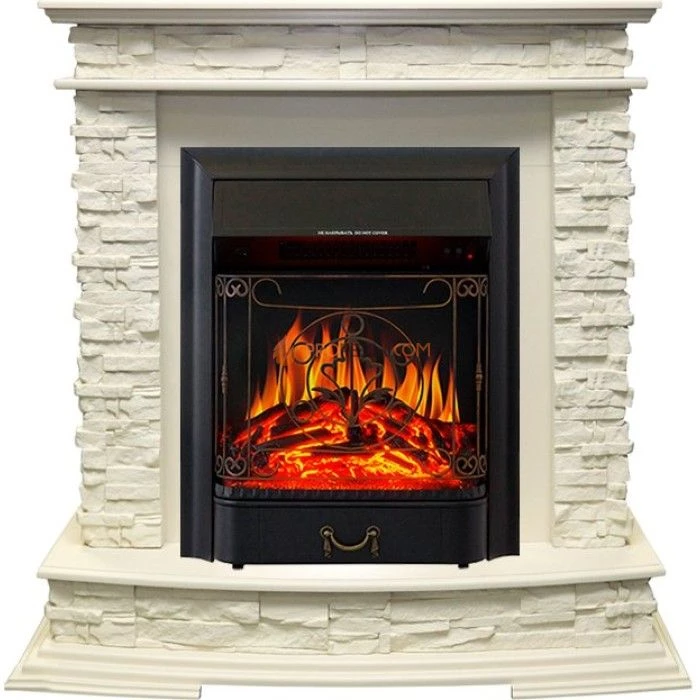 Каминокомплект Royal Flame Luzern - Слоновая кость с очагом Majestic FX Black