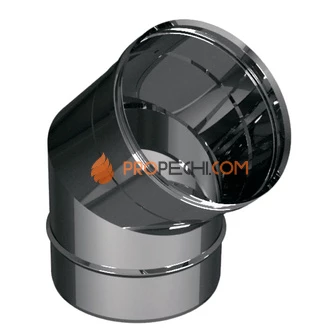 ОТВОД 45° D115, AISI 304