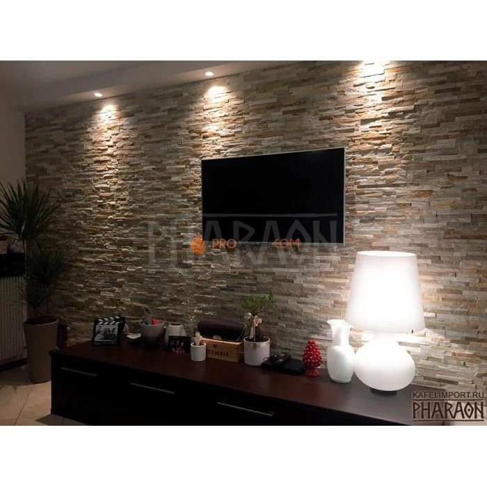 Панель Классик Сланец Бежевый (600х150мм) упак. (7шт/0,63м2)