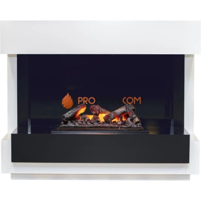 Каминокомплект Dimplex Cube - Белый с черным с очагом Cassette 600 NH