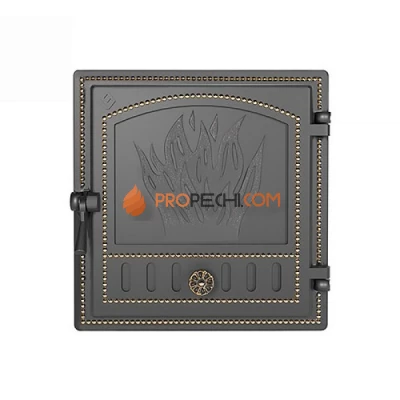 Каминная дверца Везувий 281 (Бронза)