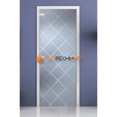 Стеклянная межкомнатная дверь DoorWood с рисунком Mexico