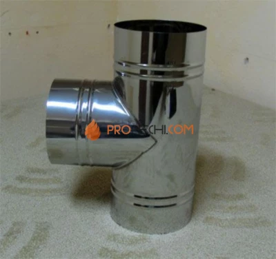 Тройник 90гр. D=250 s=1.0 aisi 321 ФлюГранд