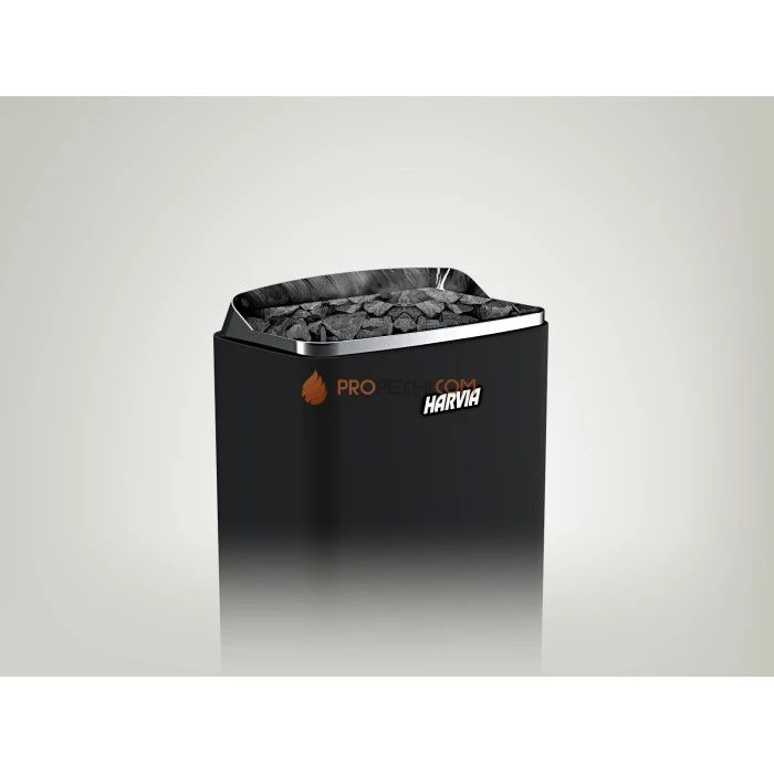 Электрическая печь Harvia SteelTop M45 Black (со встроенным пультом)