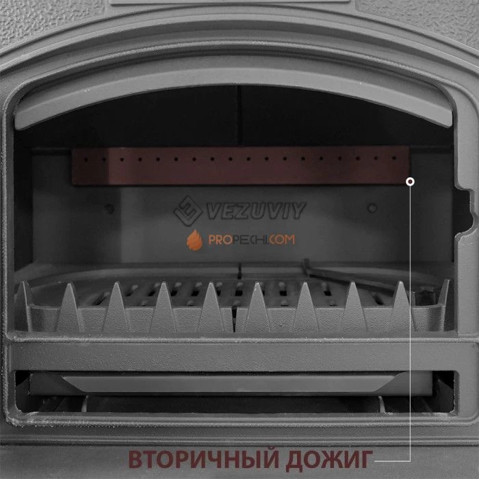 Печь-камин Везувий KZ-14 Антрацит