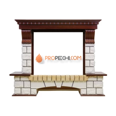 Портал Dimplex Pierre Luxe - Темный дуб / Белый