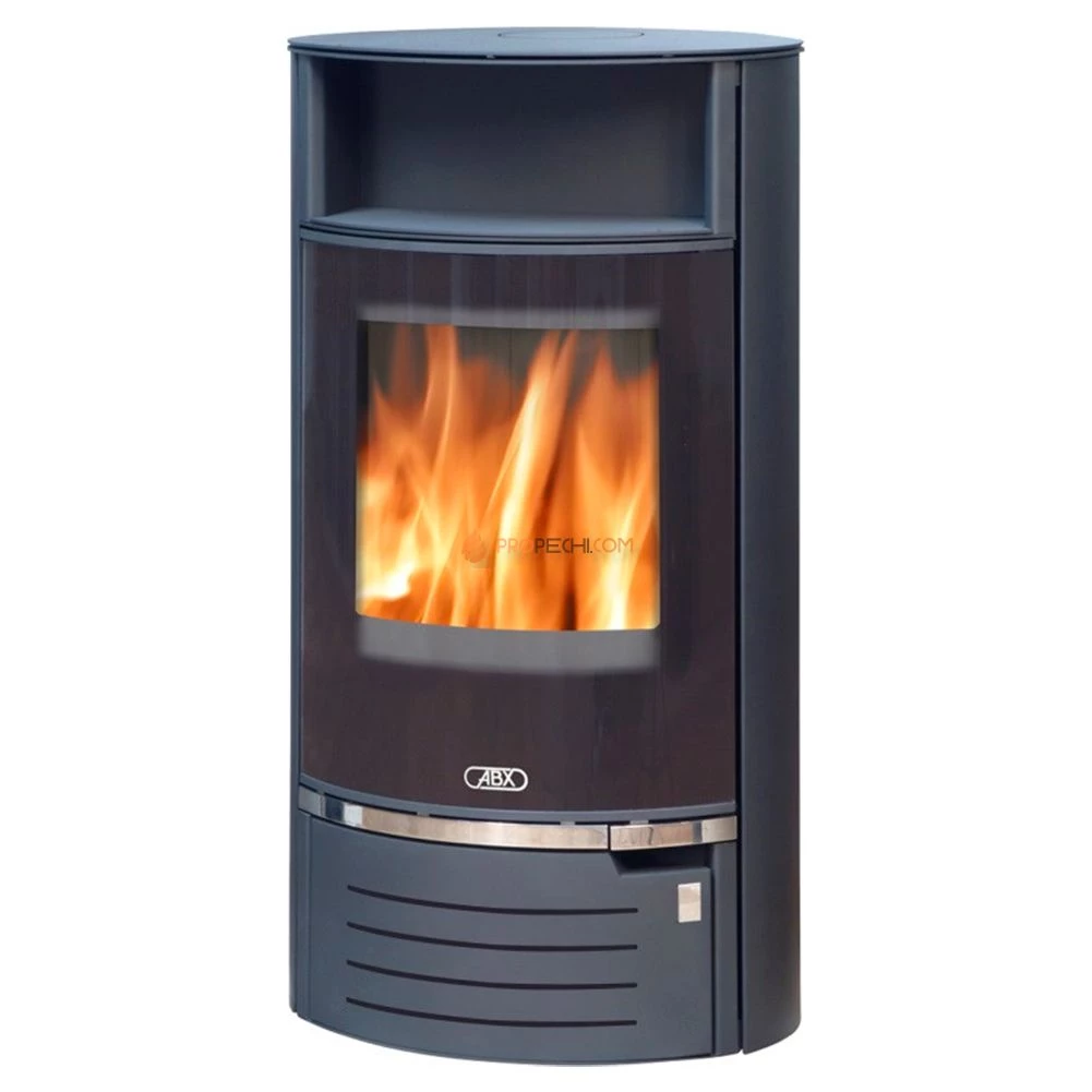 Печь-камин ABX Atlantik 7 черная сталь