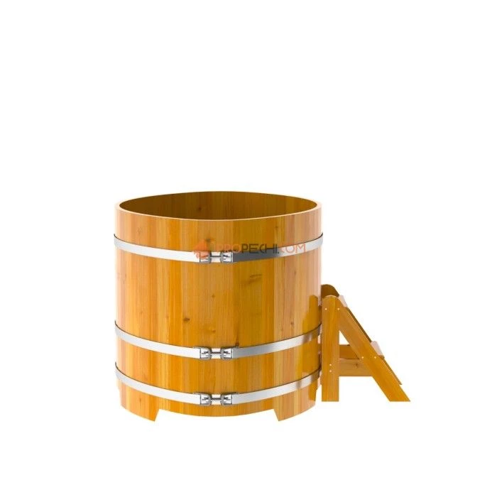 Купель BentWood овальная из натуральной лиственницы 1,08х1,75 Рустик