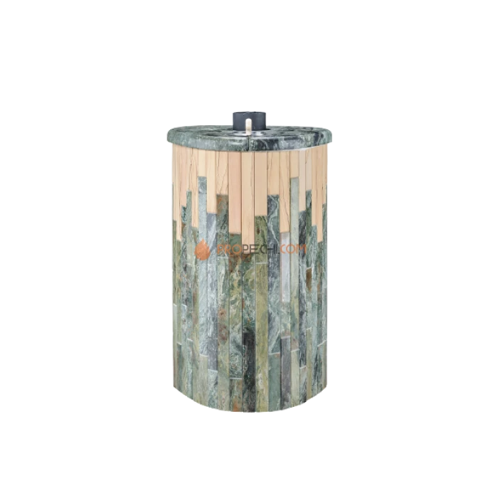 Дровяная печь для бани Ферингер Макси До 38 м³ - Жадеит + Окаменевшее дерево