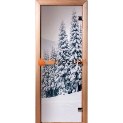 Дверь для бани DoorWood Фотопечать А091, 1800x800 мм